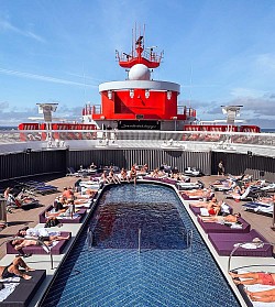 A view of relaxation with Virgin Voyage